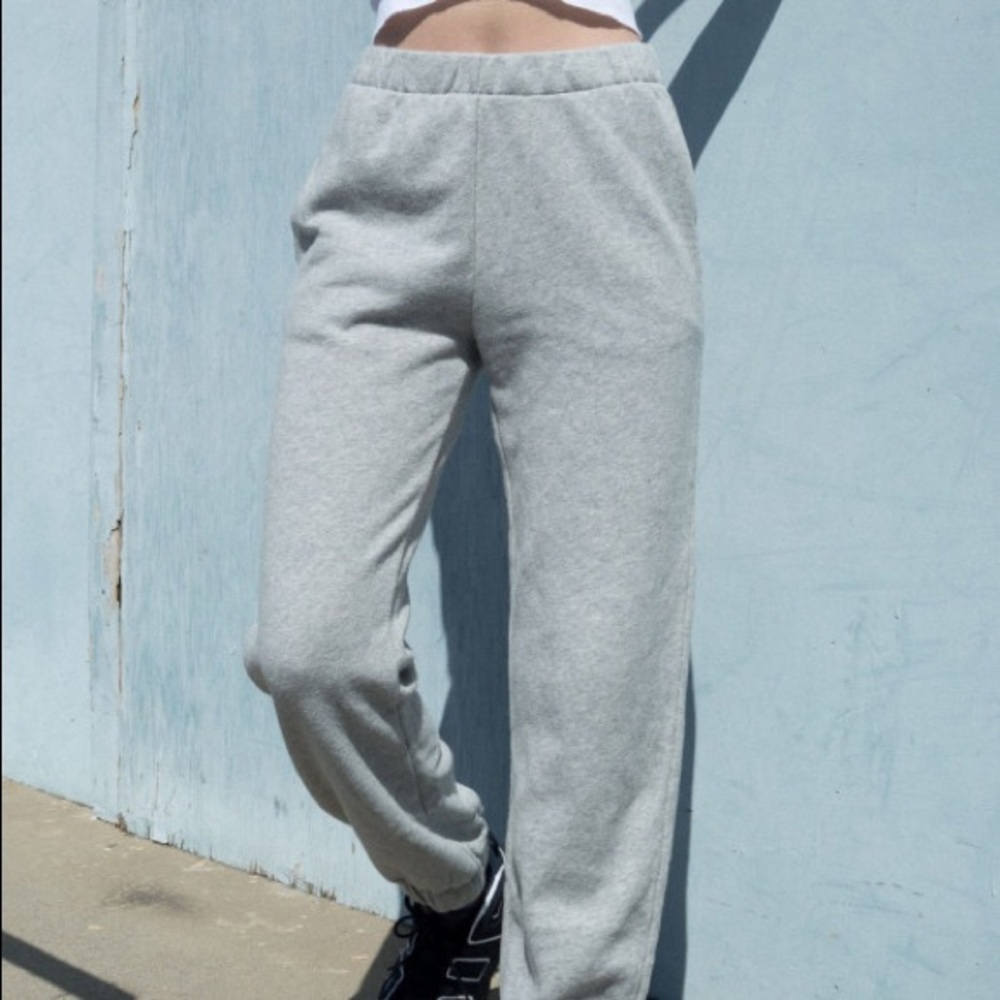 Brandy Melville Gray Rosa Sweatpants